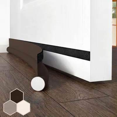 Immagine prodotto di Guarnizione autoadesiva per porte, paraspifferi, 94 cm, colore marrone
