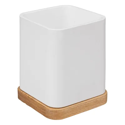 Image de Gobelet pour brosse à dents NATUREO, base en bambou