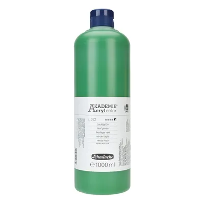 Produktbild von Schmincke AKADEMIE Acryl - Laubgrün 1000ml Acrylfarbe - 23 552 029