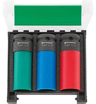 Image de Stahlwille Douilles IMPACT, 1/2", 3-pièces, 17-21 mm 96838103