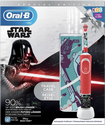 Produktbild von Oral-B | Elektrische Zahnbürste - Vitality 100 Kids - Star Wars - Mit Reiseetui - 2 Reinigungsmodi