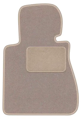 Imagen del producto de Alfombrilla conductor de moqueta para BMW Serie 7 E66 2001-2008 (sedán largo) – 1 pieza, beige, a medida – Wielganizator LUX