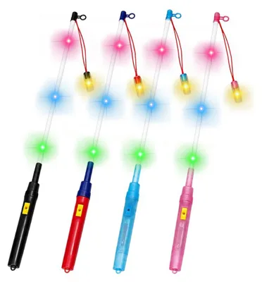 LED-Laternenstäbe, 4er-Set, 50 cm, für Laternenumzüge