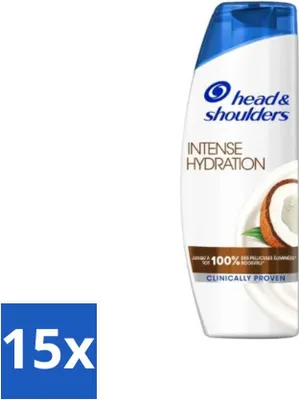 Produktbild von Head & Shoulders – Anti-Schuppen-Shampoo – Intensive Feuchtigkeitspflege – Mit Kokosnussöl – 285 ml - Vorteilspack - 15 Stücke