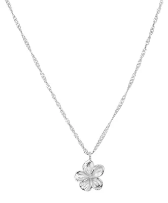 Produktbild von Luamaya wasserfeste zarte Halskette mit Blumenanhänger für Damen
