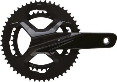 Produktbild von FSA Kurbelgarnitur K-Force Light Road BB386Evo 175 mm Schwarz - maximale Stei...