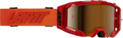 Image de Masque motocross LEATT Velocity 5.5 Iriz SunBurn rouge lentille bronze 78 %