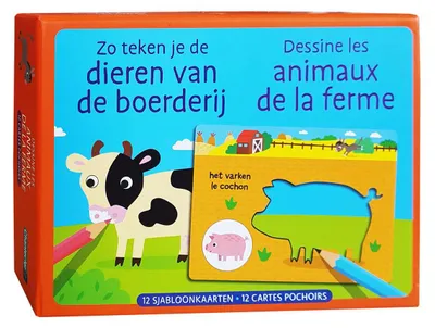 Image de Cartes modèles - Comment dessiner les animaux de la ferme