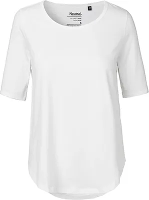 Immagine prodotto di Neutral O81004 | Maglietta a mezza manica da donna / 100% cotone equosolidale - Colore: Bianco - Taglia: L