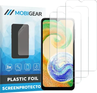 Produktbild von Mobigear  Samsung Galaxy A04s Displayschutz Schutzfolie - Hüllenfreundlich (3er Pack)