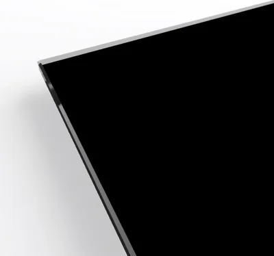 Produktbild von Lacobel - einseitig lackiertes Glas in 4 mm Stärke - Schwarz 150x70 cm