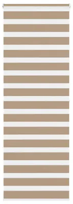 Immagine prodotto di vidaXL Tenda a rullo doppia Marrone sabbia 75x200 cm Larghezza tessuto 70,9 cm Poliestere