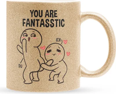 Produktbild von 22Feels Glitzertasse Gold Jahrestag Geschenk Frauen Männer Hochzeitstag Ehefrau Ehemann Freund Freundin Valentinstag Geburtstag Weihnachten Kaffeetasse Liebe Paar Beziehung Haferl Jubiläum Geschenkidee Bürotasse