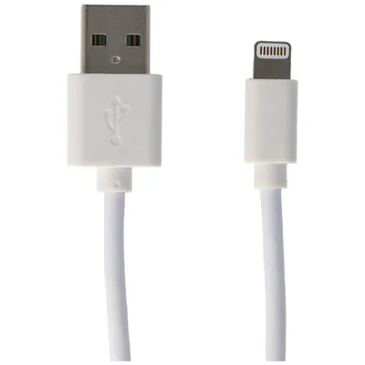 Produktbild von USB Lade- & Synckabel für iPhone, Apple iPod oder iPod mit Lightning Connector, weiß 2 Meter