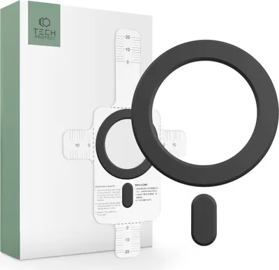 Produktbild von Tech-Protect MagSafe Universal Magnetischer Ring, Schwarz