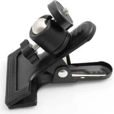 Produktbild von System-S Mini Stativ Klammer Befestigung Halter Holder Kugelkopfgelenk 360° Rotation mit 1/4 Gewinde