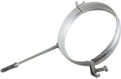 Produktbild von Rohrschelle 120mm Fallrohrschelle Schraubrohrschelle ofen