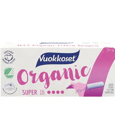 Image de VUOKKOSET BIO Tampon Super (16 ks)