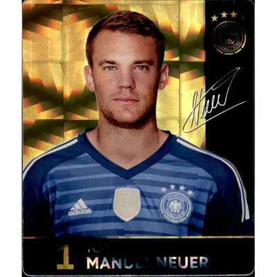 Produktbild von 1 - Manuel Neuer GLITZER  - REWE WM18 Sammelkarte