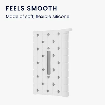 Produktbild von kwmobile Hülle kompatibel mit Samsung T7 Portable SSD Festplatte - Silikon Schutzhülle für portable SSD - in Weiß