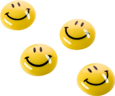 Produktbild von Magnet Smilies 16671 20mm gelb 8 Stück Packung mit 20 Stück