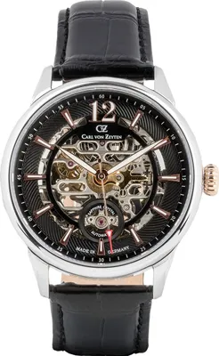 Zdjęcie produktu dla Carl von Zeyten CVZ0080BKRS Zegarek Schramberg Automatic Limited Edition