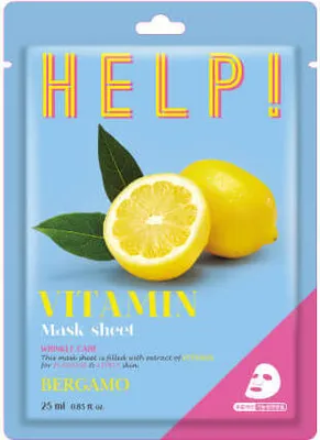 Produktbild von Bergamo - HELP! Vitamin Mask Sheet, 25ml