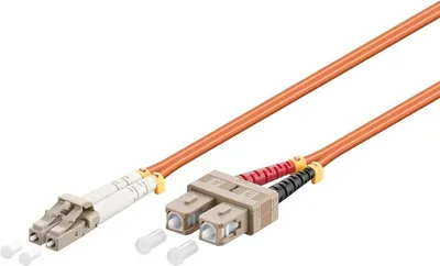 Produktbild von Glasfaserkabel LC-SC OM2 Duplex Patchkabel – 10 Meter