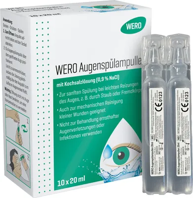 Produktbild von WERO Augenspülampullen, 10 x 20 ml
