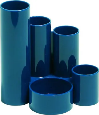 Produktbild von Schreibtisch-Butler mit 5 Röhren blau Packung mit 20 Stück