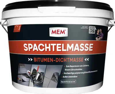 Produktbild von MEM Bitumen Spachtelmasse 4 kg