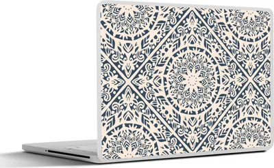 Produktbild von MuchoWow® Laptop Aufkleber Sticker Cover Design - Ornament - Vintage - Retro 31x22.5 cm - Laptop-Deko