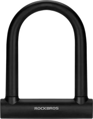 Zdjęcie produktu dla Zapięcie Rowerowe U-Lock Wzmacniany Zamek Na Klucz - Czarne