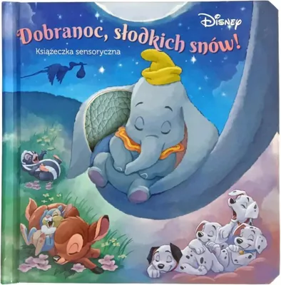 Image de Dobranoc, słodkich snów. Książeczka sensoryczna. Disney