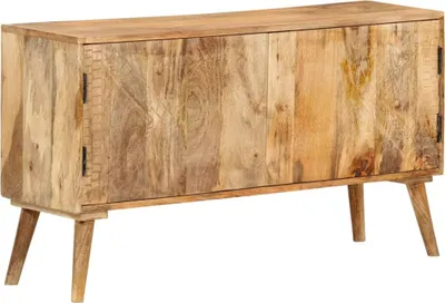 Image de Buffet en bois massif de manguier 110x30x60 cm
