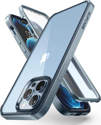 Produktbild von Transparente Blau Hülle Für Iphone 13 Pro Max 6.7' Schutzbumper