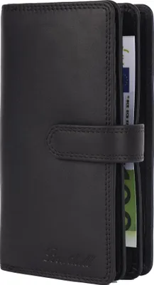 Produktbild von Benthill Geldbörse Damen Leder Groß | XXL Portemonnaie Groß mit vielen Kartenfächer | Grosses Rindsleder Portmonee | Damenbörse inkl. Geschenkbox