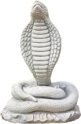 Produktbild von Tierfigur Kobra Schlange, aus Steinguss Neu Frostfest Witterungsbeständig, Steinfigur zur Dekoration für den Garten PO-103