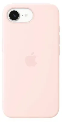 Productafbeelding van Siliconen hoesje met MagSafe voor de Apple iPhone 17, in de kleur zachtroze