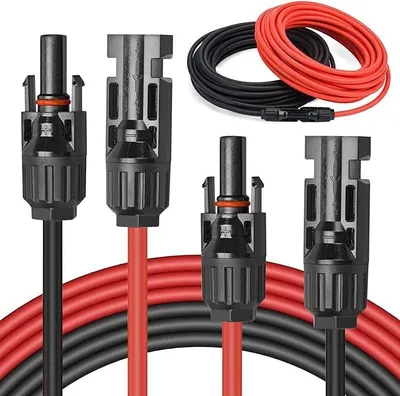 Produktbild von Verlängerungskabel 15M 6mm² rot + schwarz mit MC4 Solarstecker Solar Kabel Verlängerung IP67 für PV Solaranlage