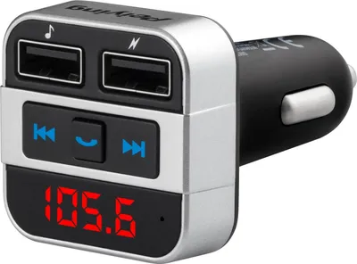 Produktbild von Peiying BT FM-Transmitter 2xUSB Bluetooth Ladegerät 12 - 24 V AUX
