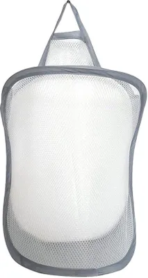 Image de Panier à linge pliable, peu encombrant, 1 pièce, polyester, 29 x 18 x 34 cm