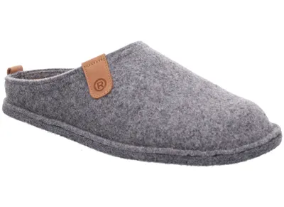 Produktbild von Rohde Herren Pantoffel Hausschuh Softfilz Wechselfußbett Lucca-H 6940, Größe:45 EU, Farbe:Blau