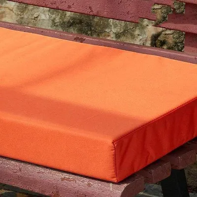 Zdjęcie produktu dla Poduszka do siedzenia – Sidekick – do siedzenia przy ścianie – wygodne siedzisko – podwyższający nacisk rdzeń z pianki – 100 x 40 x 5 cm – pomarańczowa