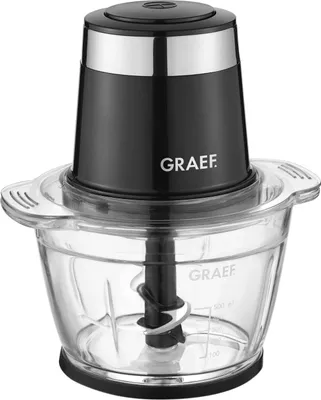 Image de GRAEF CH502 Broyeur Récipient en verre 1l 500 W noir