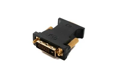 Produktbild von SYSTEM-S DVI D Adapter 24+1 25 Pin Stecker zu VGA 15 Pin Buchse Panel Mount Schraube Kabel