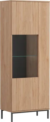 Produktbild von Vitrine Standvitrine Vitrinenschrank QUERTY QT07 hikora