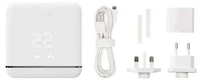 Produktbild von tado° Smart AC Control V3+, WLAN, 802.11b, 802.11g, Wi-Fi 4 (802.11n), 2,4 GHz, Weiß, ABS-Kunststoff, Polycarbonat (PC), °C