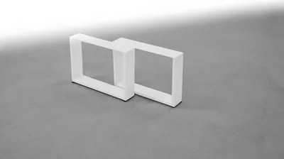 Produktbild von Tischkufen 500 x 350mm  Weiß