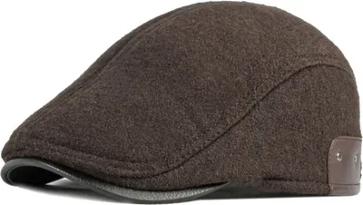 Obrázok produktu pre Pánska baretka NE-26155 - Hnedá/L | Štýlový doplnok KP26155